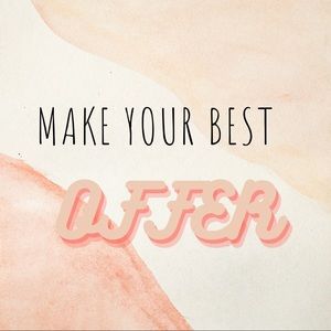 Make an offer or bundle! ✨